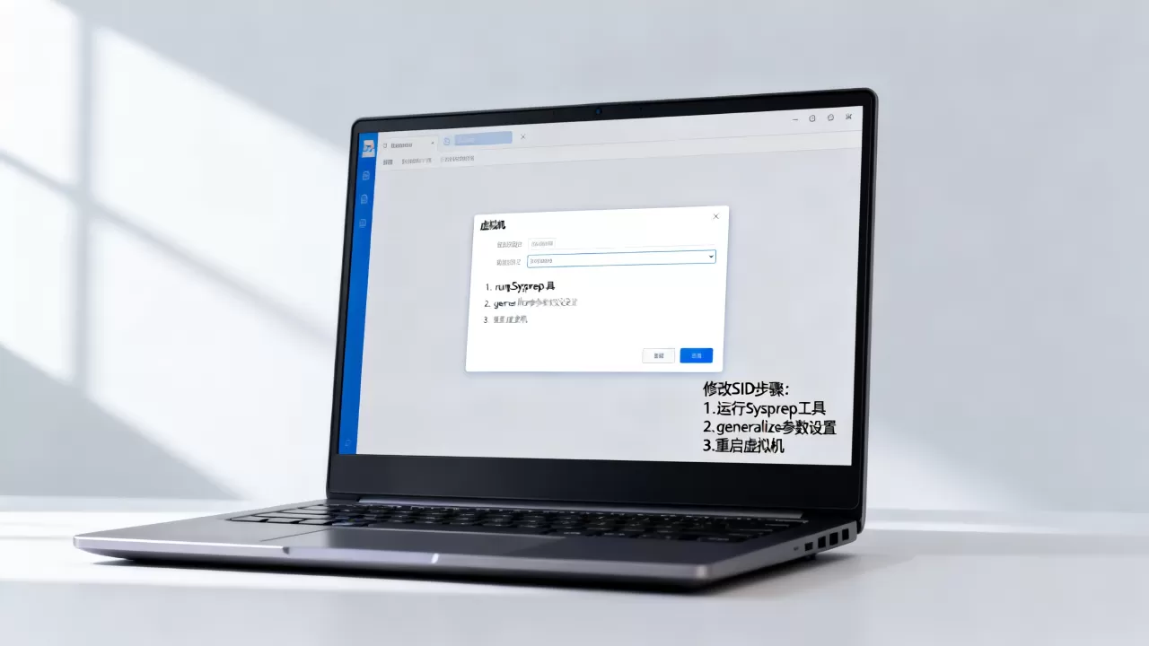 如何修改虚拟机sid避免与主机sid冲突？虚拟机SID重复怎么解决？