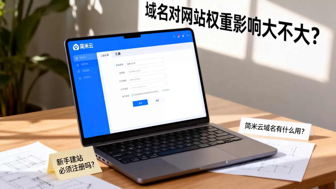 简米云域名有什么用?新手建站必须注册吗?域名对网站权重影响大不大? 简米云域名有什么用?新手建站必须注册吗?域名对网站权重影响大不大?