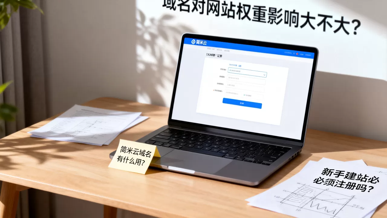 简米云域名有什么用?新手建站必须注册吗?域名对网站权重影响大不大? 简米云域名有什么用?新手建站必须注册吗?域名对网站权重影响大不大?