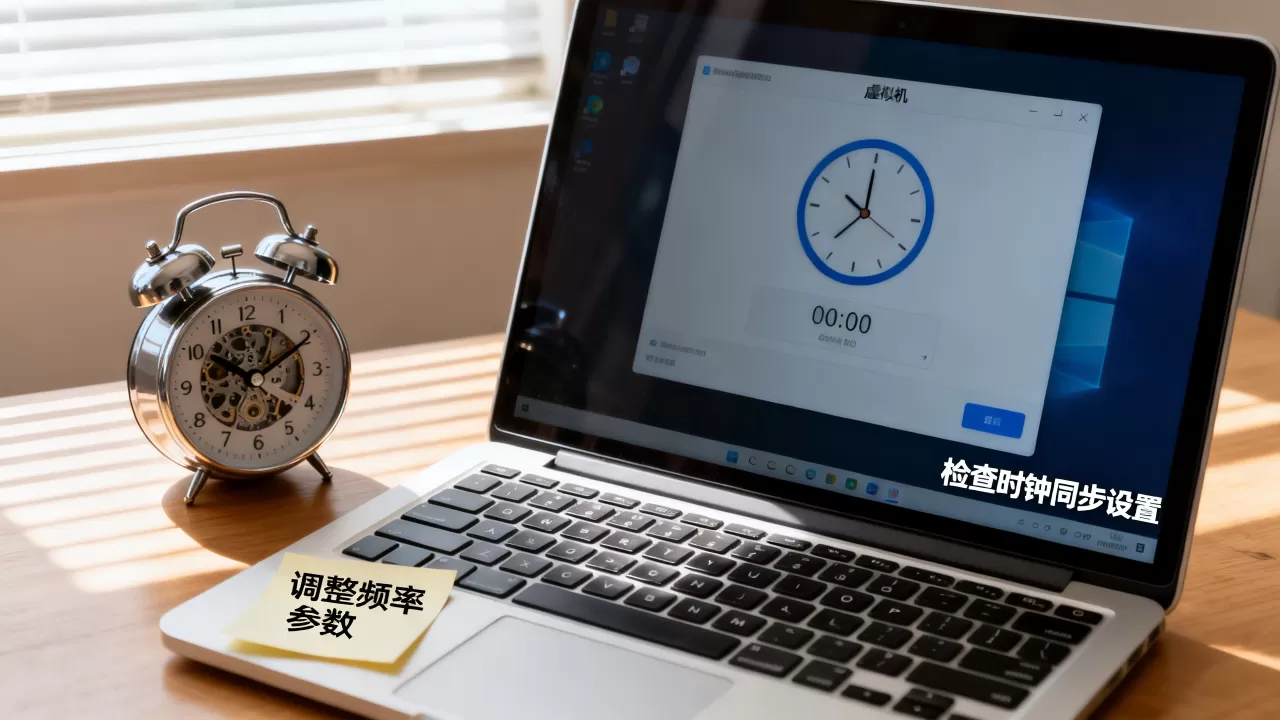 虚拟机时钟频率不准怎么办，虚拟机时间不同步怎么解决
