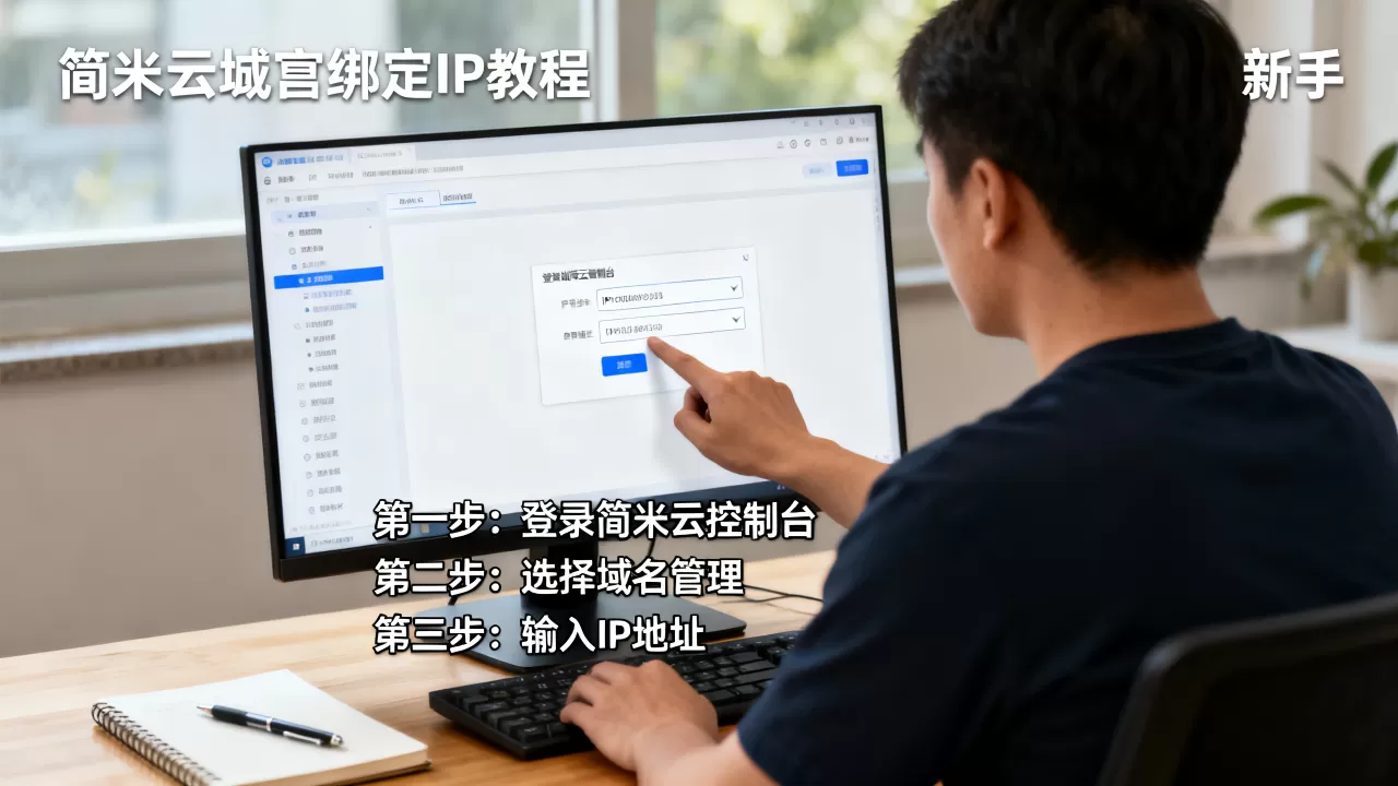 新手如何正确操作避免错误,简米云域名绑定IP教程怎么操作? 新手如何正确操作避免错误,简米云域名绑定IP教程怎么操作?