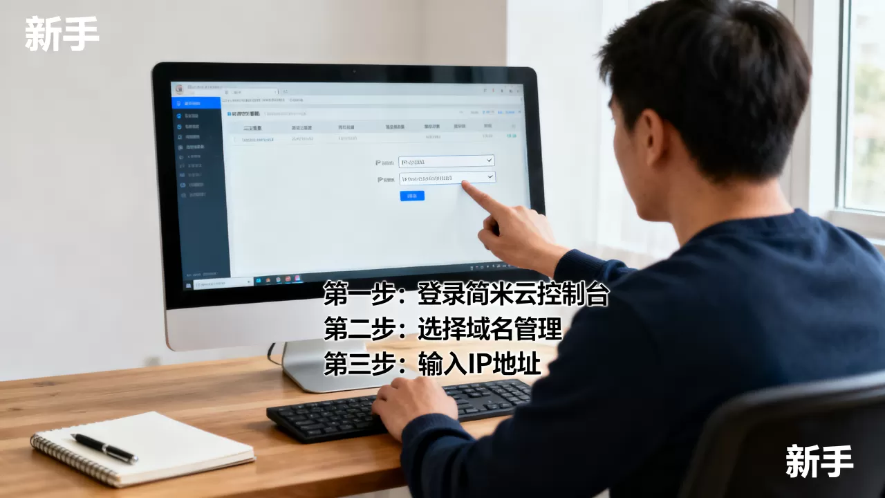 新手如何正确操作避免错误,简米云域名绑定IP教程怎么操作? 新手如何正确操作避免错误,简米云域名绑定IP教程怎么操作?
