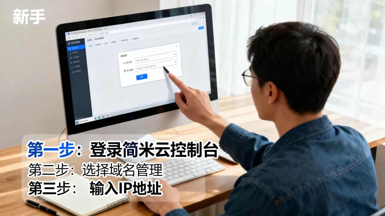 新手如何正确操作避免错误,简米云域名绑定IP教程怎么操作? 新手如何正确操作避免错误,简米云域名绑定IP教程怎么操作?