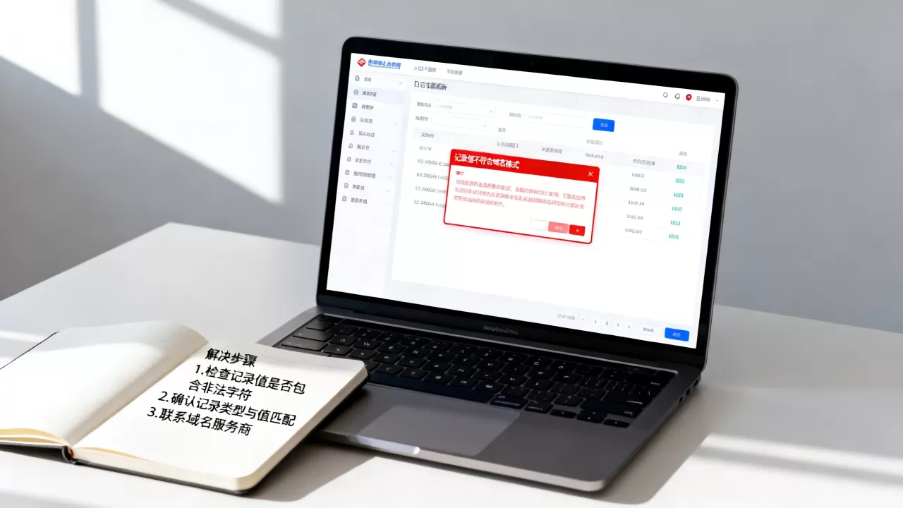 记录值不符合域名格式该怎么解决?域名解析记录格式错误怎么办 记录值不符合域名格式该怎么解决?域名解析记录格式错误怎么办