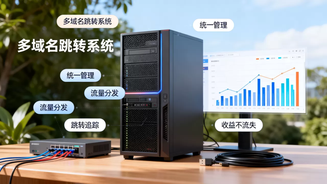 多域名跳转系统如何实现统一管理与流量分发?跳转追踪怎么做,收益不流失 多域名跳转系统如何实现统一管理与流量分发?跳转追踪怎么做,收益不流失