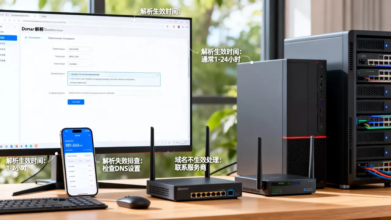 简米云域名解析生效时间多久？解析失败怎么办？，域名解析不生效排查方法？