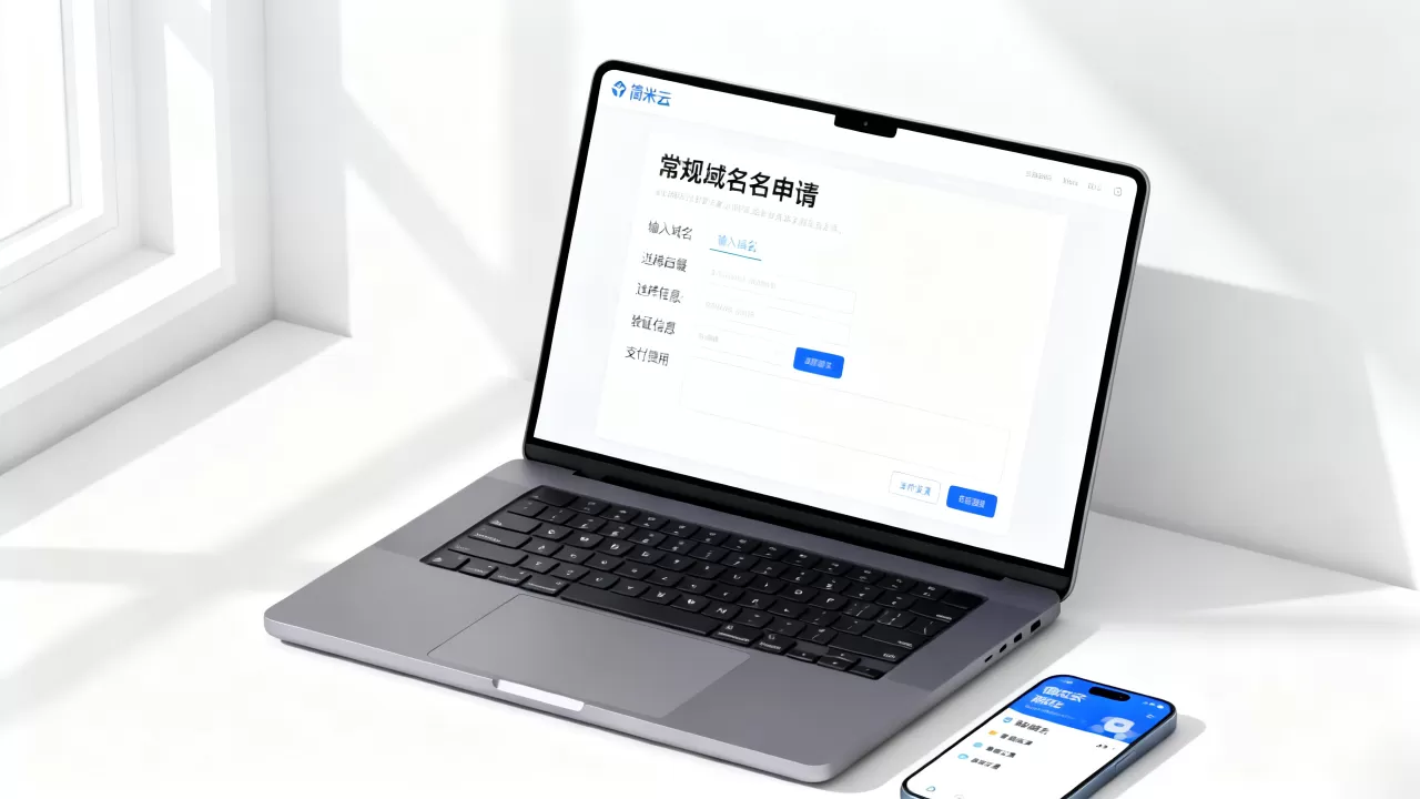 简米云申请域名步骤详细吗?新手小白怎么操作?域名申请流程有哪些,新手如何快速注册域名? 简米云申请域名步骤详细吗?新手小白怎么操作?域名申请流程有哪些,新手如何快速注册域名?