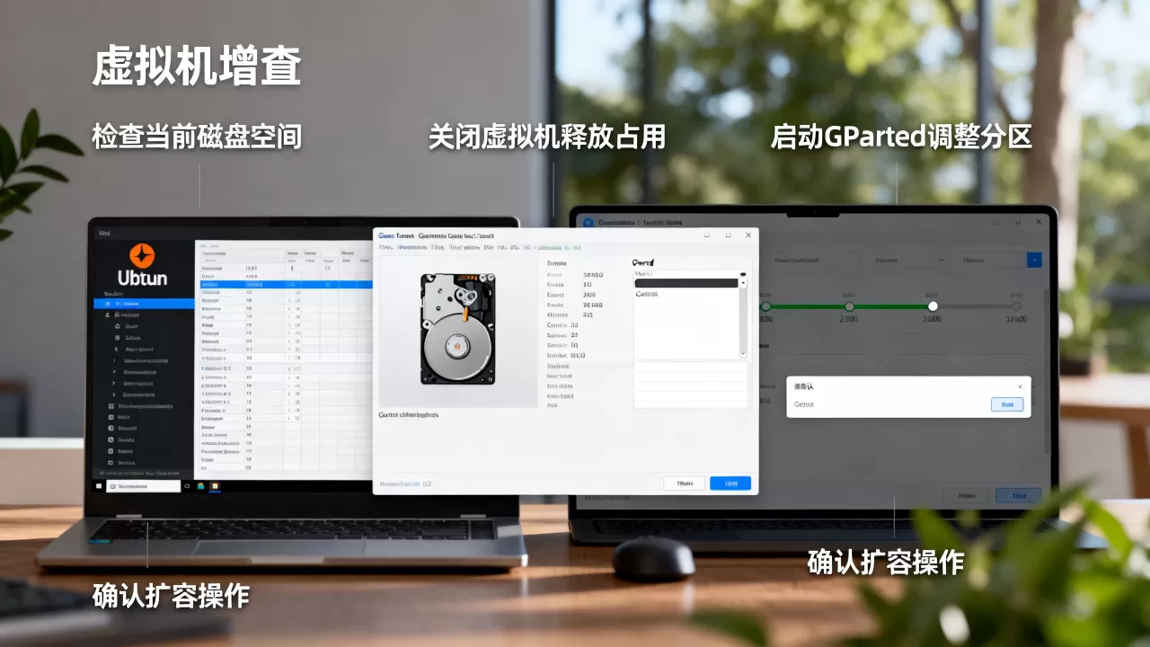虚拟机安装Ubuntu时硬盘空间不足怎么办？如何扩容虚拟机磁盘，虚拟机扩容步骤详解