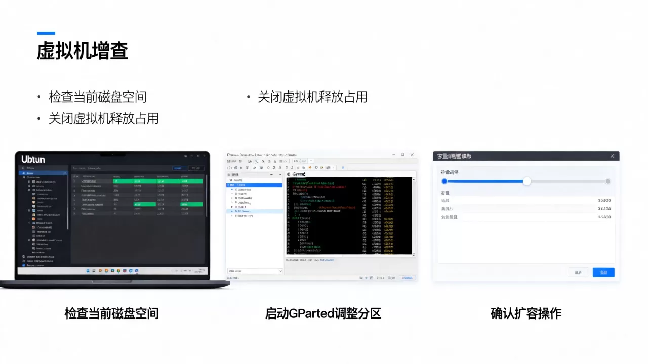 虚拟机安装Ubuntu时硬盘空间不足怎么办？如何扩容虚拟机磁盘，虚拟机扩容步骤详解