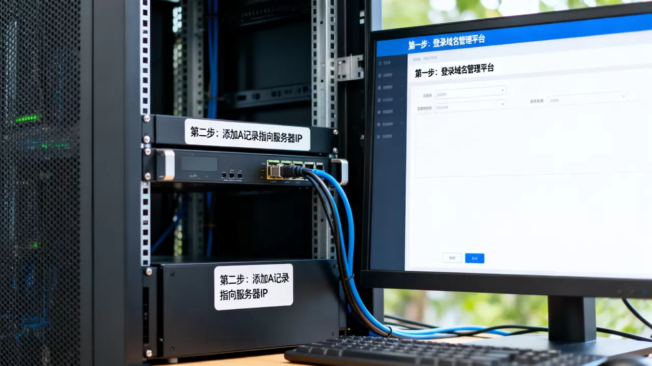 服务器和域名绑定步骤是什么？新手如何操作，详细教程？