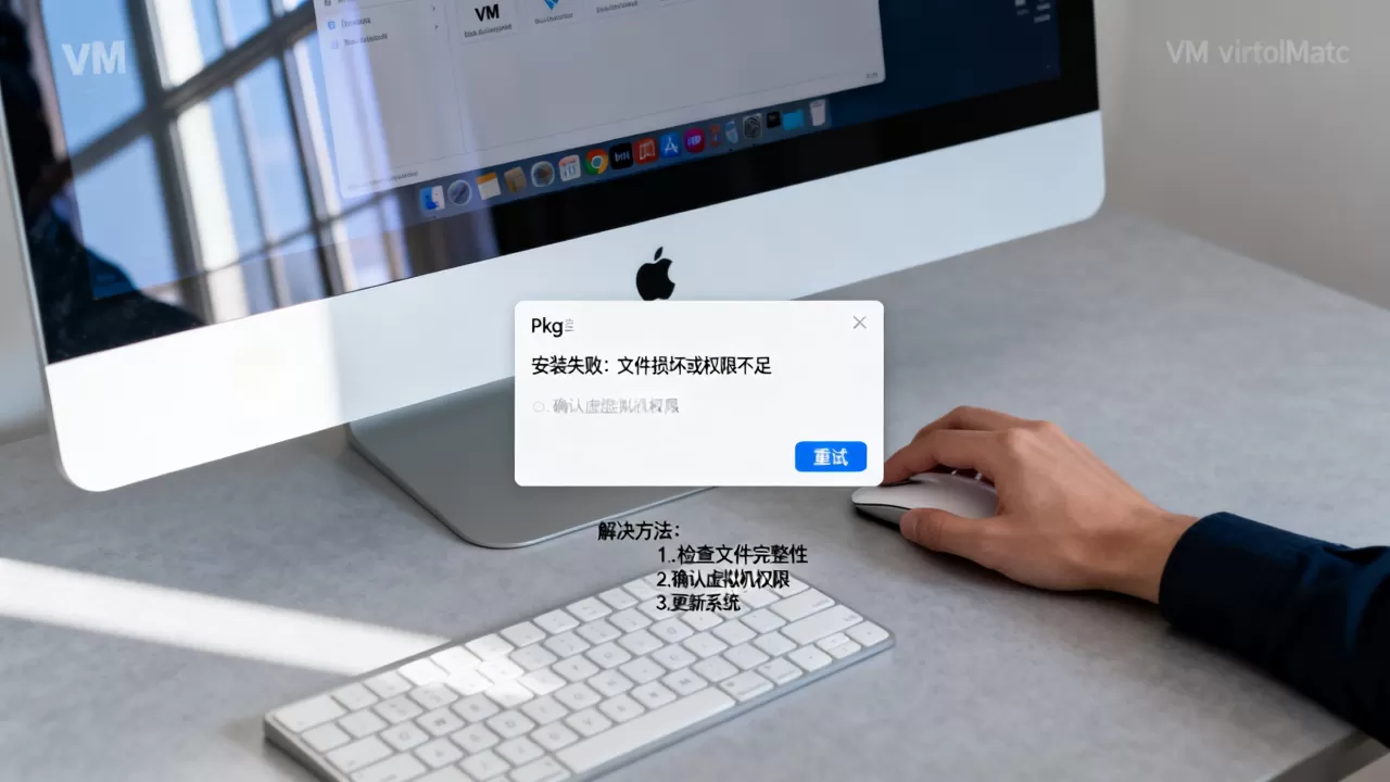vm虚拟机pkg文件打不开怎么办,mac虚拟机安装pkg报错如何解决 vm虚拟机pkg文件打不开怎么办,mac虚拟机安装pkg报错如何解决