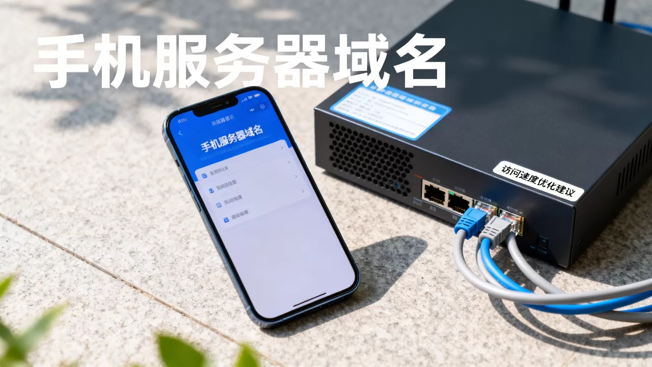 手机服务器域名是什么，手机访问网站速度慢怎么办？