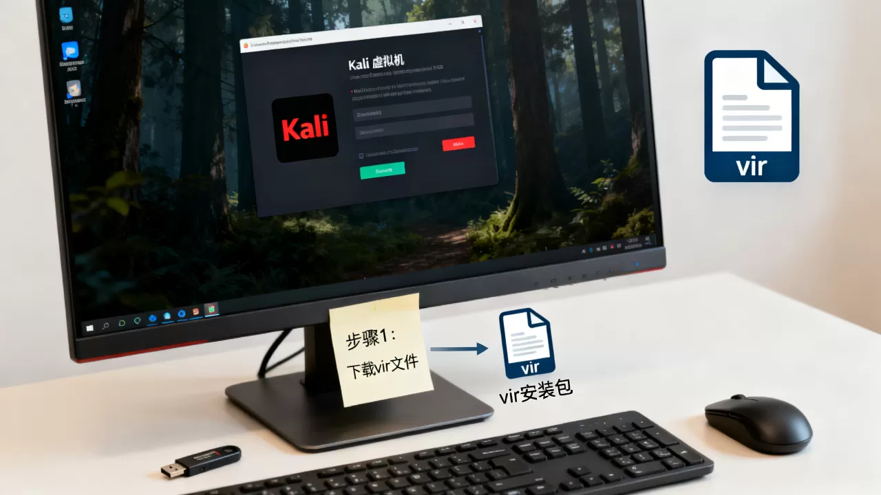 Kali虚拟机vir怎么用?虚拟机安装vir文件步骤详解? Kali虚拟机vir怎么用?虚拟机安装vir文件步骤详解?