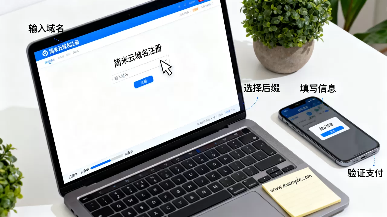简米云域名注册新手怎么操作?详细步骤有哪些?,域名注册流程怎么走 简米云域名注册新手怎么操作?详细步骤有哪些?,域名注册流程怎么走
