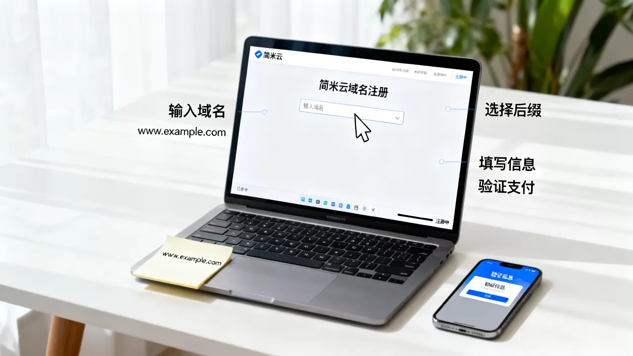 简米云域名注册新手怎么操作?详细步骤有哪些?,域名注册流程怎么走 简米云域名注册新手怎么操作?详细步骤有哪些?,域名注册流程怎么走