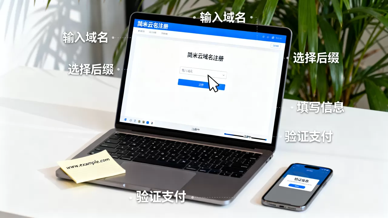简米云域名注册新手怎么操作?详细步骤有哪些?,域名注册流程怎么走 简米云域名注册新手怎么操作?详细步骤有哪些?,域名注册流程怎么走