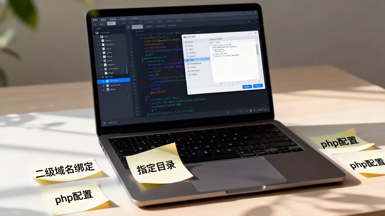 php如何正确配置二级域名绑定到指定目录?,二级域名怎么绑定 php如何正确配置二级域名绑定到指定目录?,二级域名怎么绑定