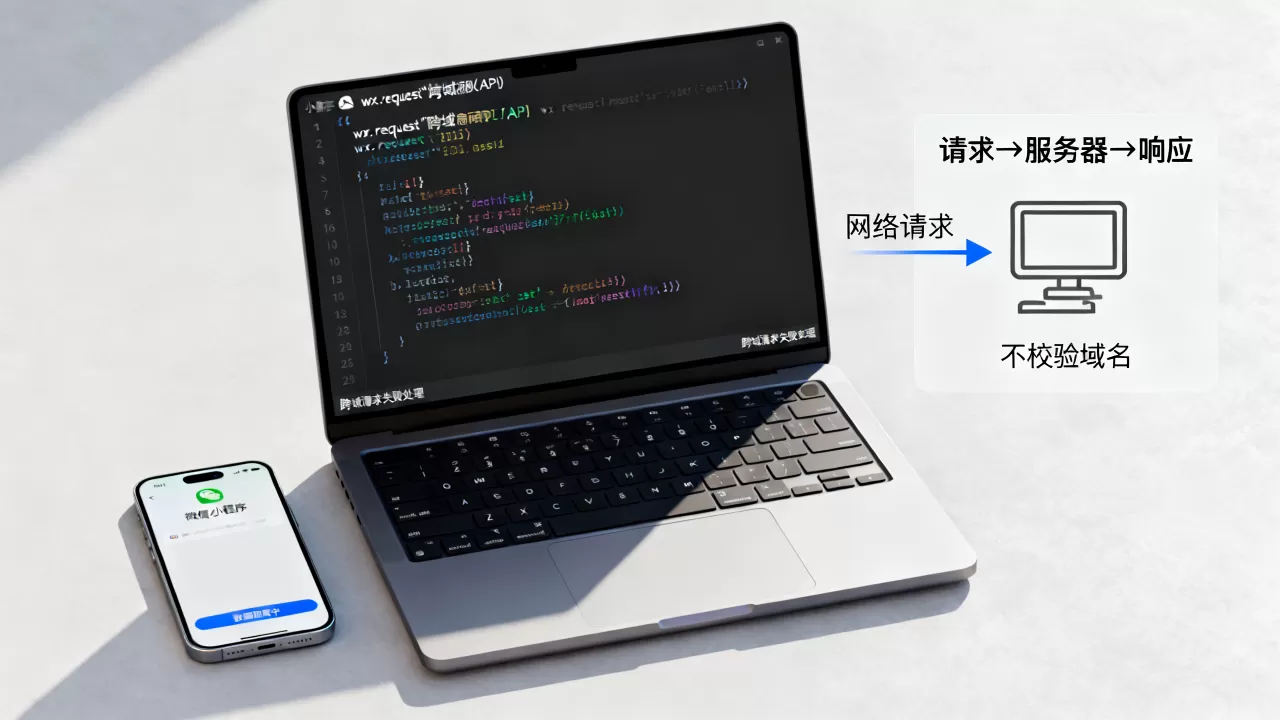 微信小程序不校验域名，如何解决跨域问题，跨域请求失败怎么办？