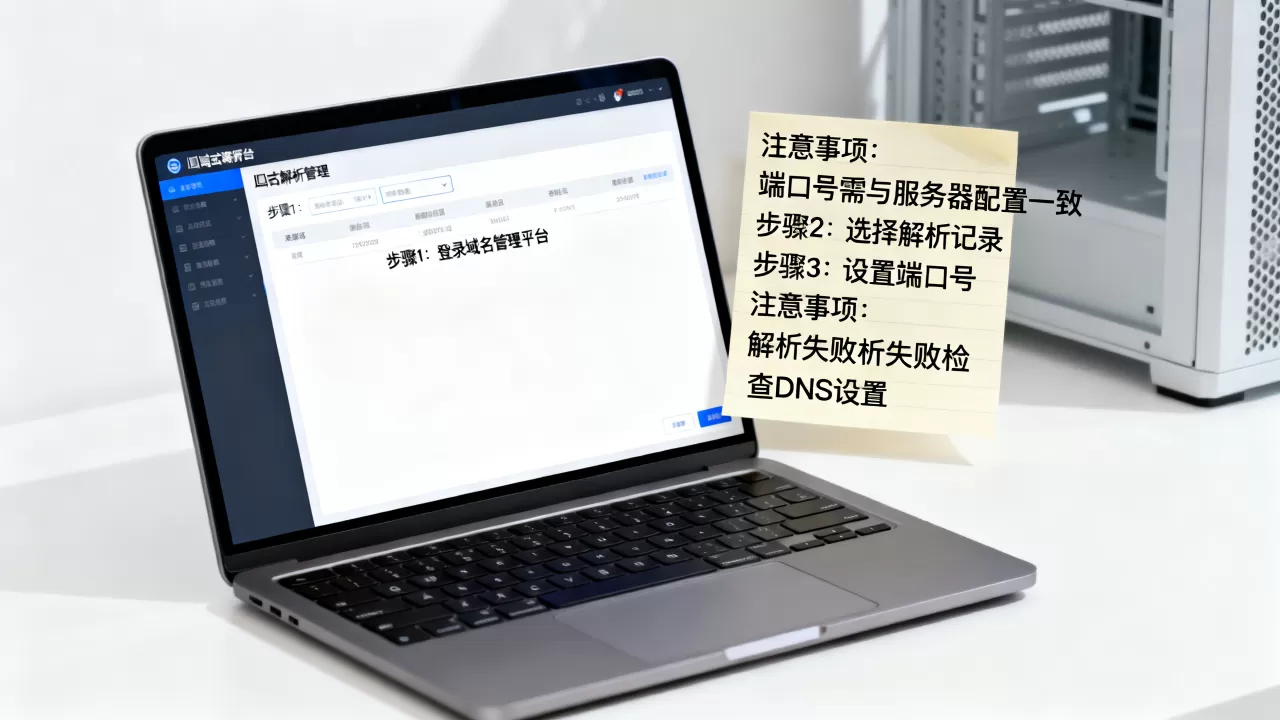 域名解析绑定端口号的具体步骤和注意事项是什么？域名绑定端口怎么设置，解析失败怎么办