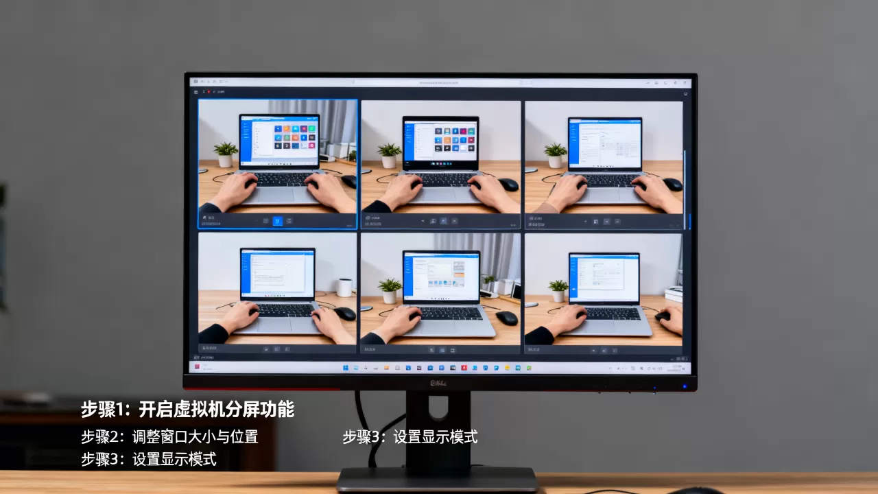 如何在同一屏幕上实现多台虚拟机分屏显示?虚拟机分屏怎么弄 如何在同一屏幕上实现多台虚拟机分屏显示?虚拟机分屏怎么弄