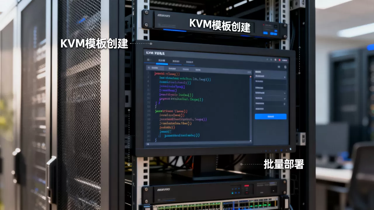 KVM虚拟机模板如何创建？批量部署效率怎么提升？