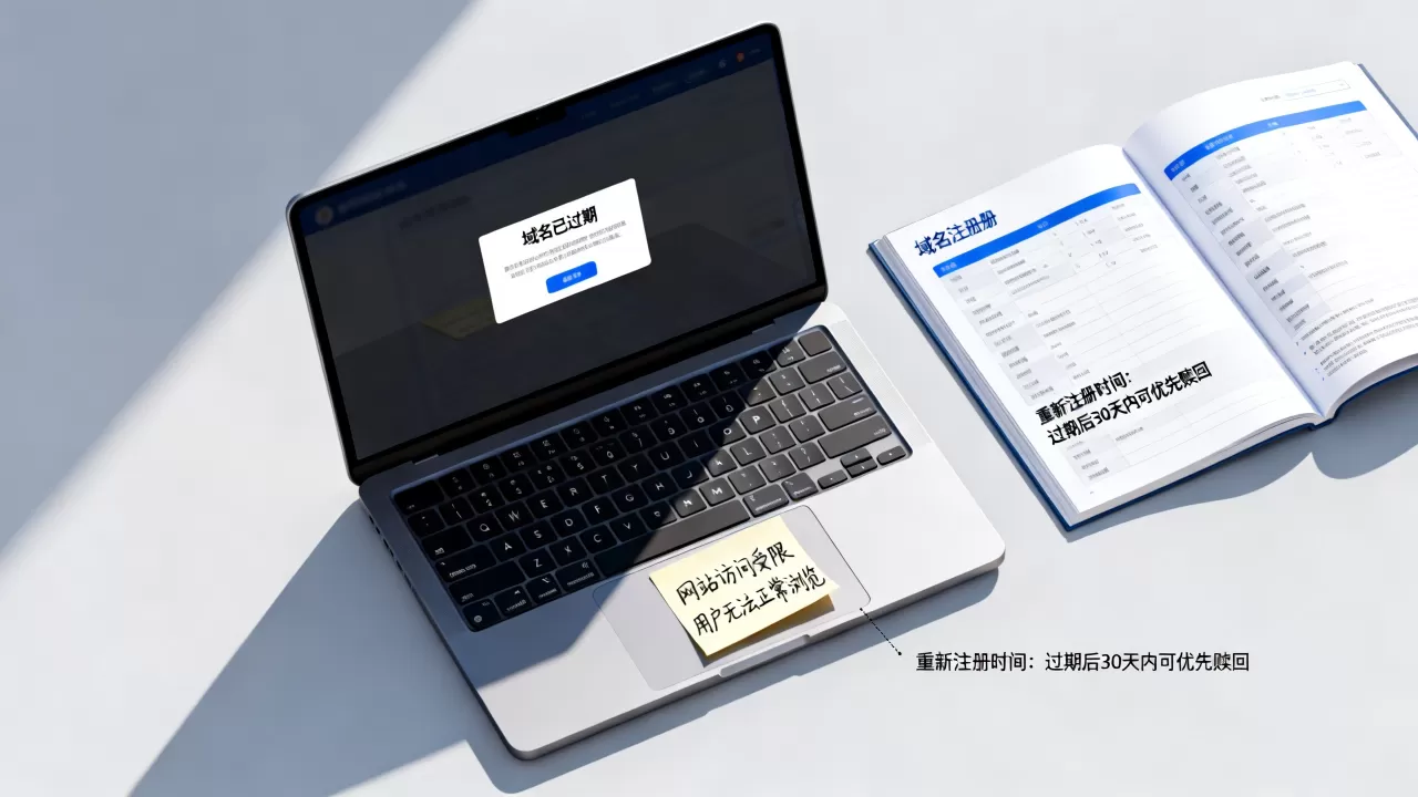 域名已过期是什么意思?对网站和用户有啥影响?,域名过期后多久可以重新注册 域名已过期是什么意思?对网站和用户有啥影响?,域名过期后多久可以重新注册
