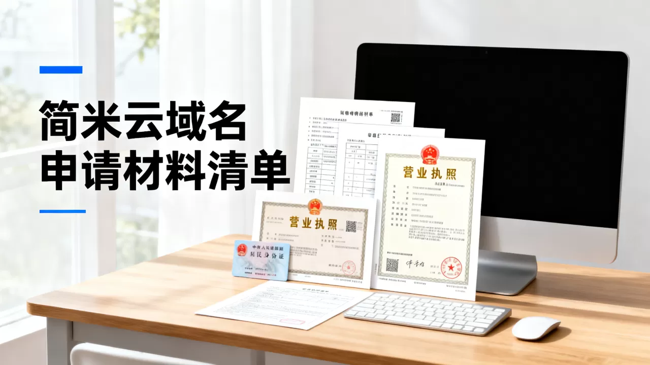 简米云域名申请需要准备什么材料?,域名申请材料怎么准备? 简米云域名申请需要准备什么材料?,域名申请材料怎么准备?