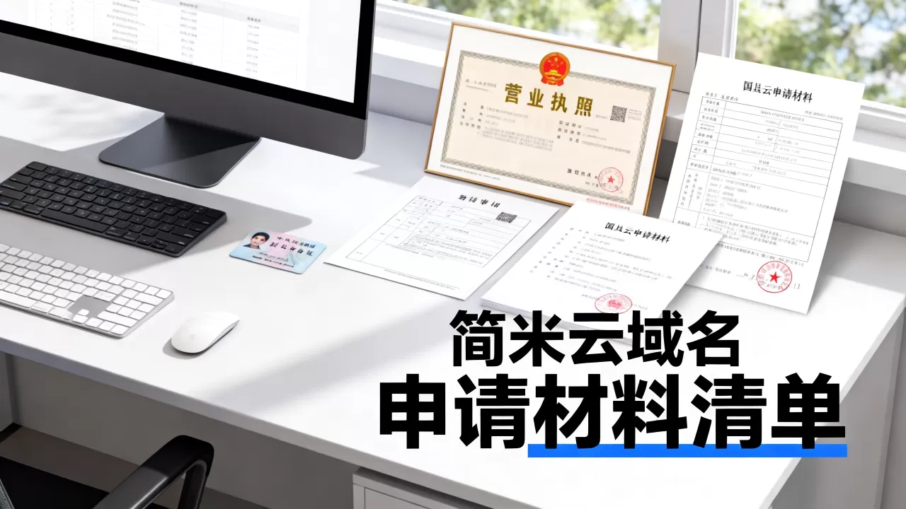 简米云域名申请需要准备什么材料?,域名申请材料怎么准备? 简米云域名申请需要准备什么材料?,域名申请材料怎么准备?