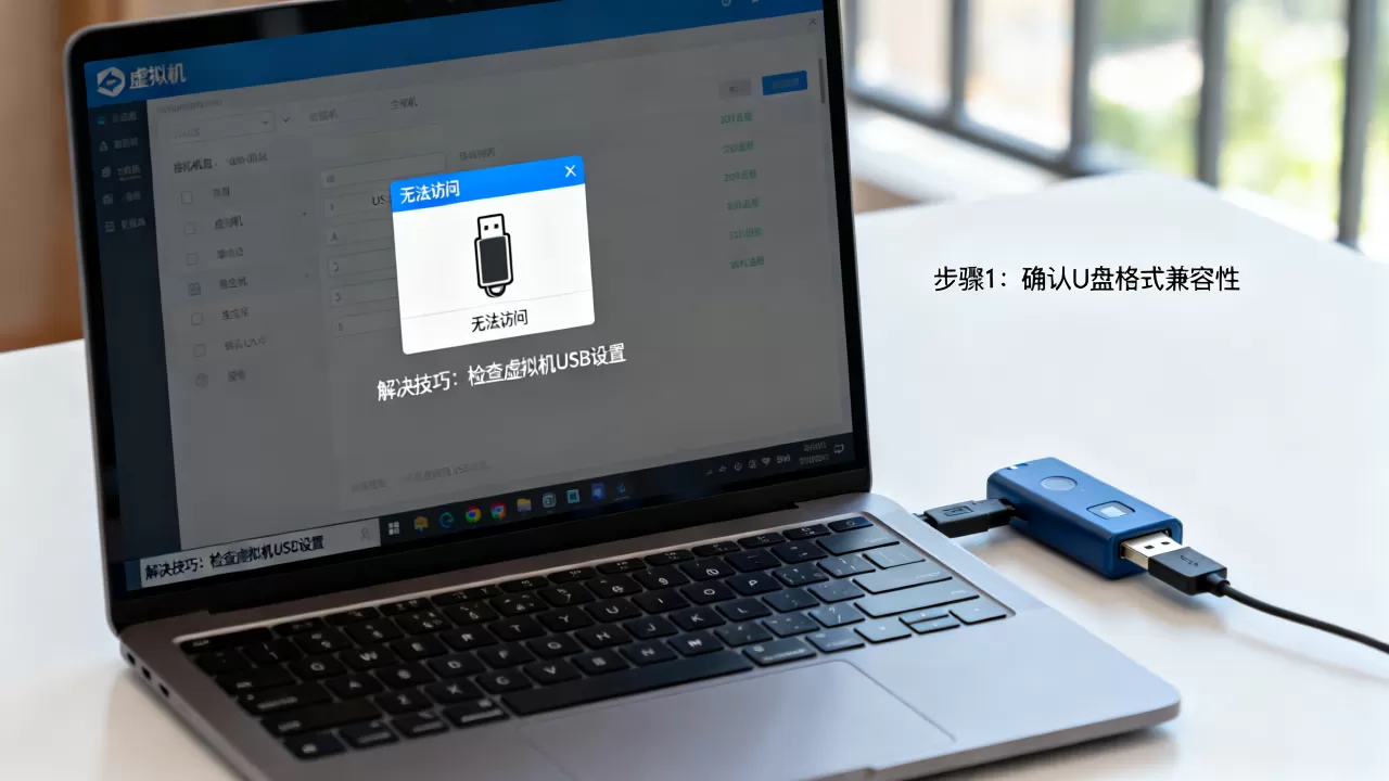 虚拟机里查到优盘但无法访问怎么办？虚拟机识别U盘却打不开的解决技巧