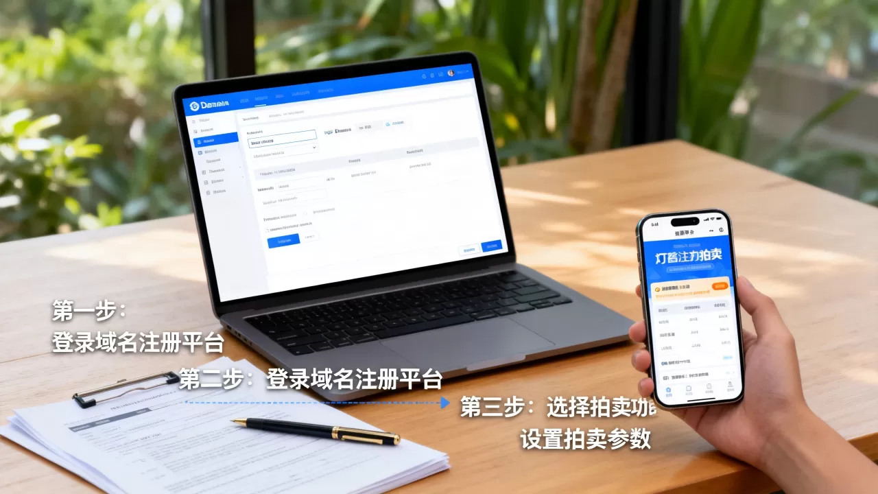 域名注册后怎么拍卖?,新手卖家操作步骤有哪些? 域名注册后怎么拍卖?,新手卖家操作步骤有哪些?