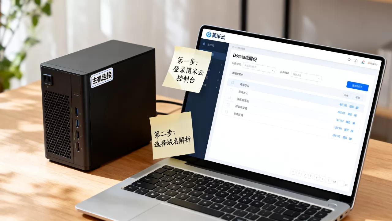 简米云域名解析到主机怎么做？常见问题解决教程