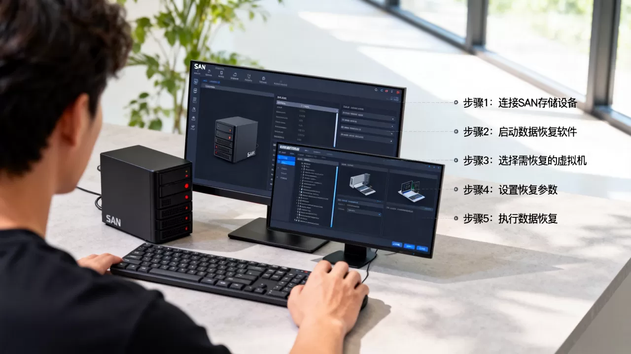 san恢复虚拟机数据具体步骤是什么,怎么操作? san恢复虚拟机数据具体步骤是什么,怎么操作?