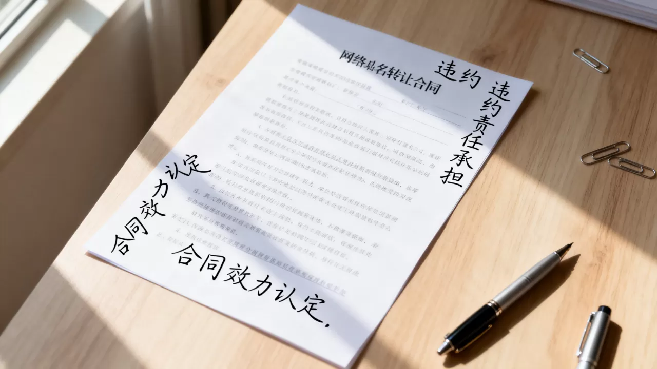 网络域名转让合同纠纷,合同效力怎么认定?违约责任如何承担? 网络域名转让合同纠纷,合同效力怎么认定?违约责任如何承担?