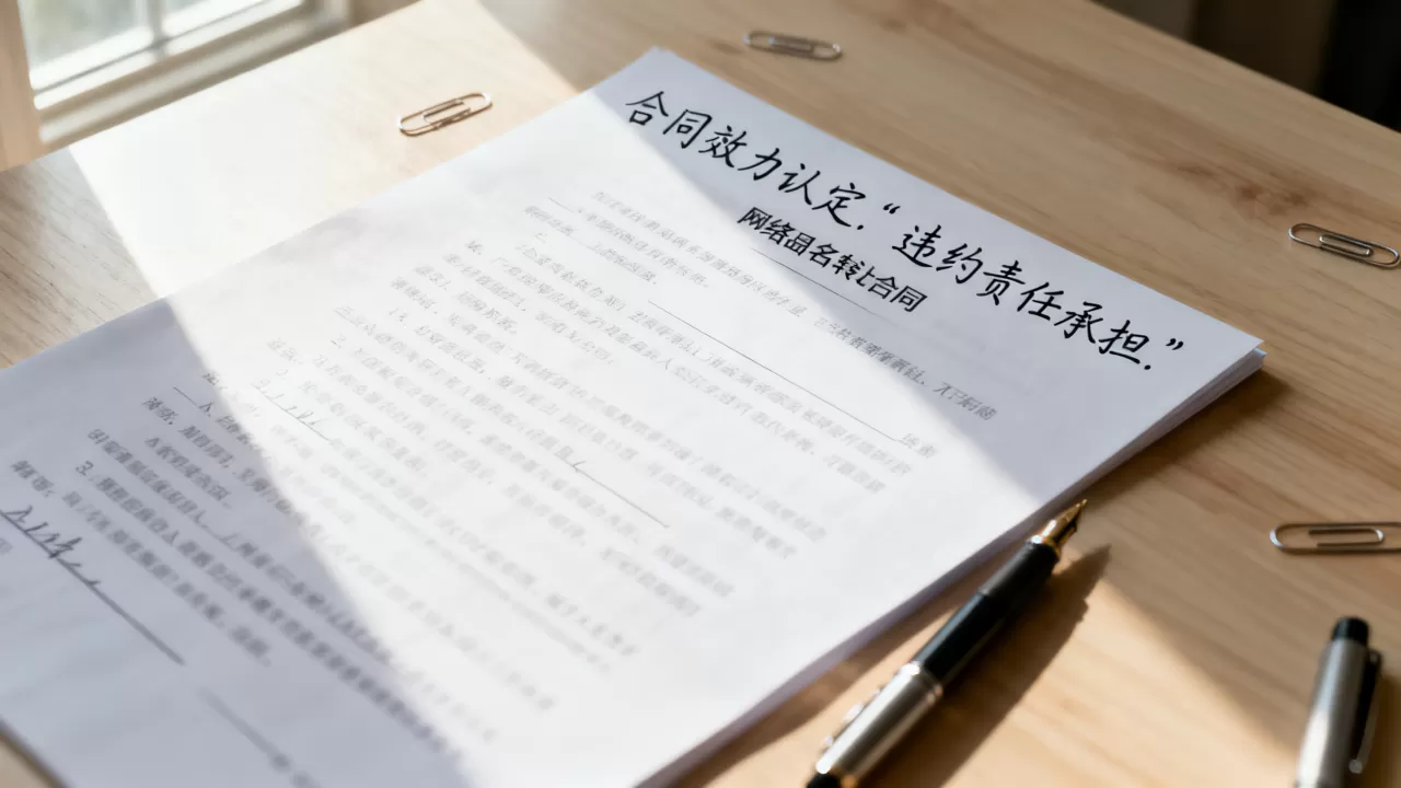 网络域名转让合同纠纷,合同效力怎么认定?违约责任如何承担? 网络域名转让合同纠纷,合同效力怎么认定?违约责任如何承担?