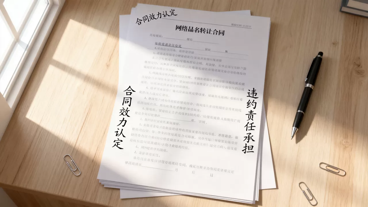 网络域名转让合同纠纷,合同效力怎么认定?违约责任如何承担? 网络域名转让合同纠纷,合同效力怎么认定?违约责任如何承担?
