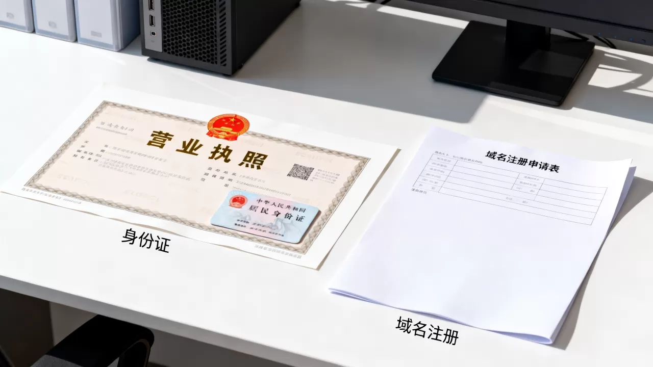 服务器注册域名需要准备什么材料？，需要哪些证件和手续？