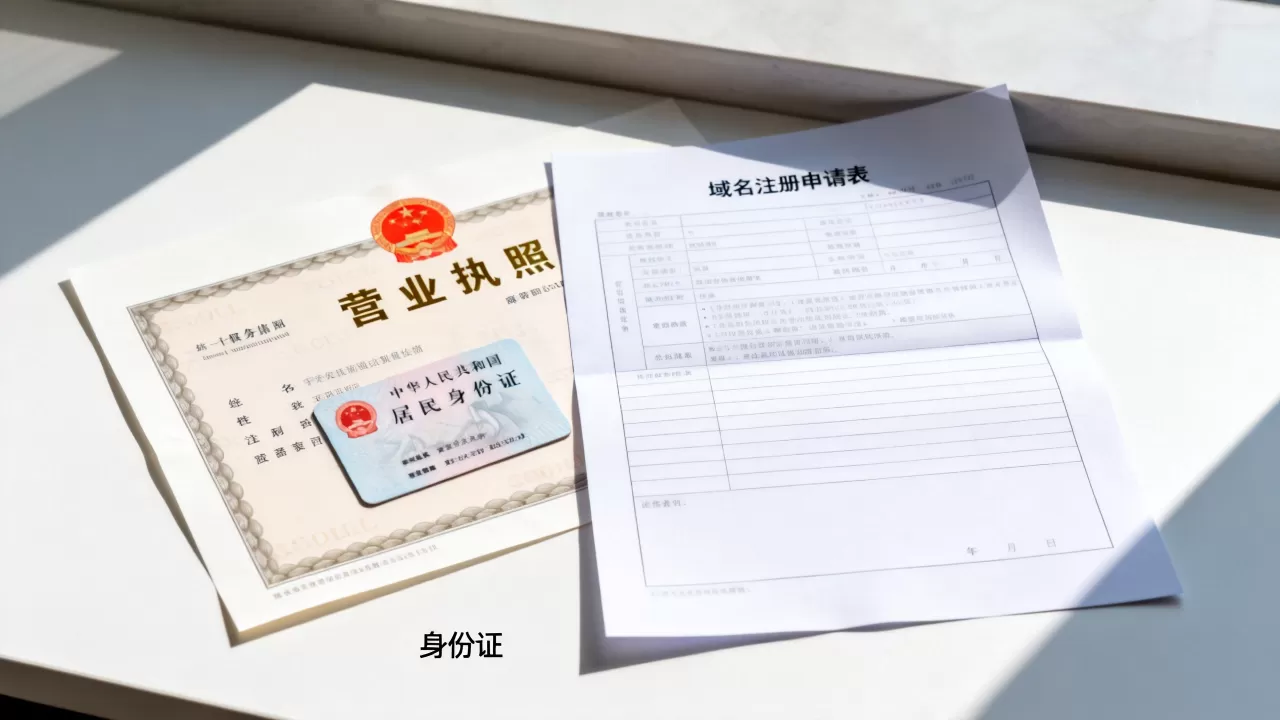 服务器注册域名需要准备什么材料？，需要哪些证件和手续？