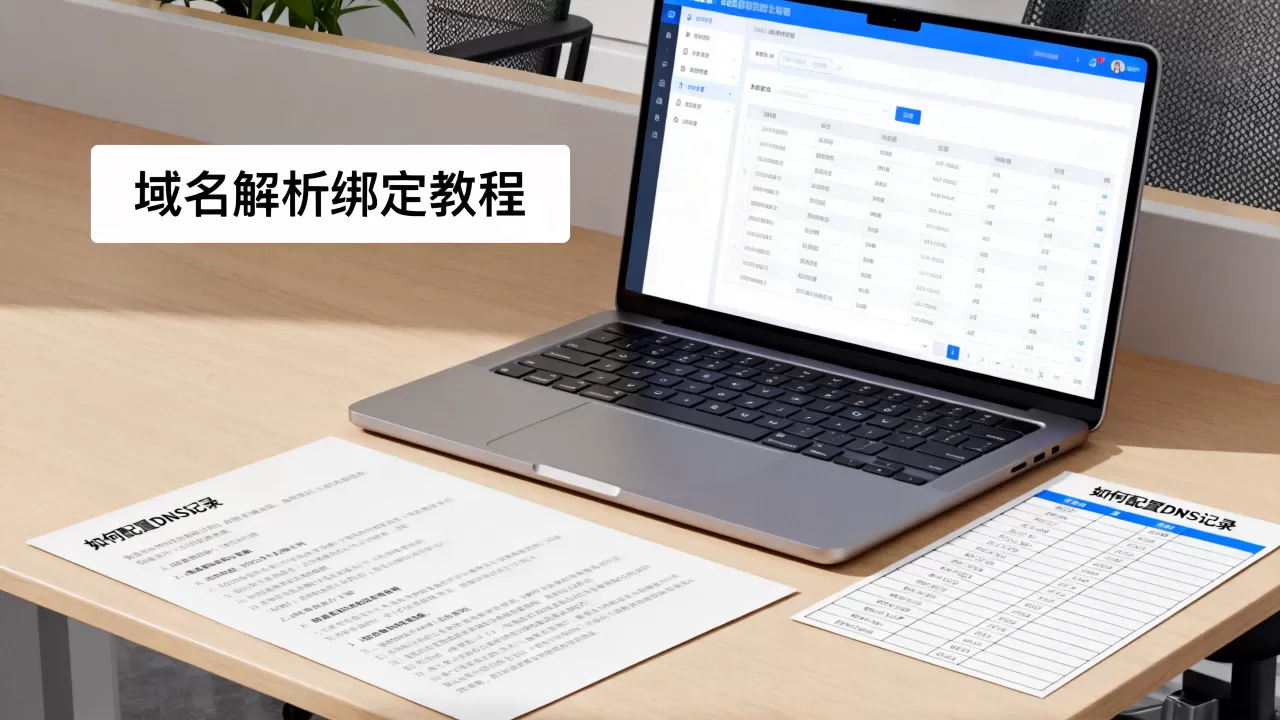 怎么映射到自己的域名？域名解析绑定教程，如何配置DNS记录？