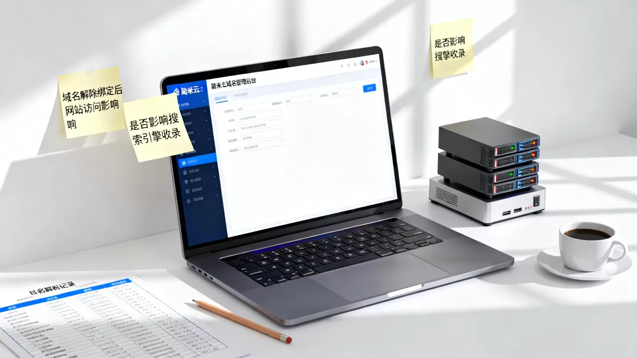 简米云域名解除绑定后,网站访问会受哪些影响?,会影响收录吗 简米云域名解除绑定后,网站访问会受哪些影响?,会影响收录吗