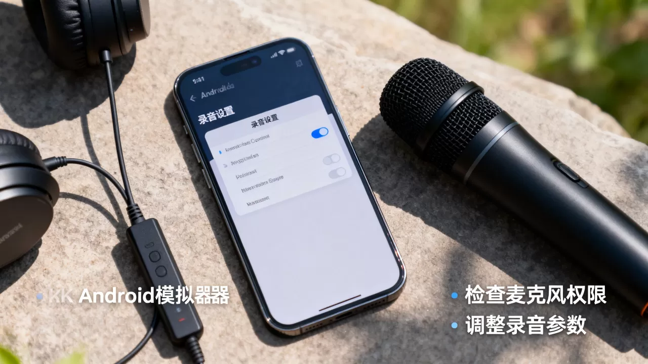 Android虚拟机如何高质量录音？安卓模拟器录音无声咋办？