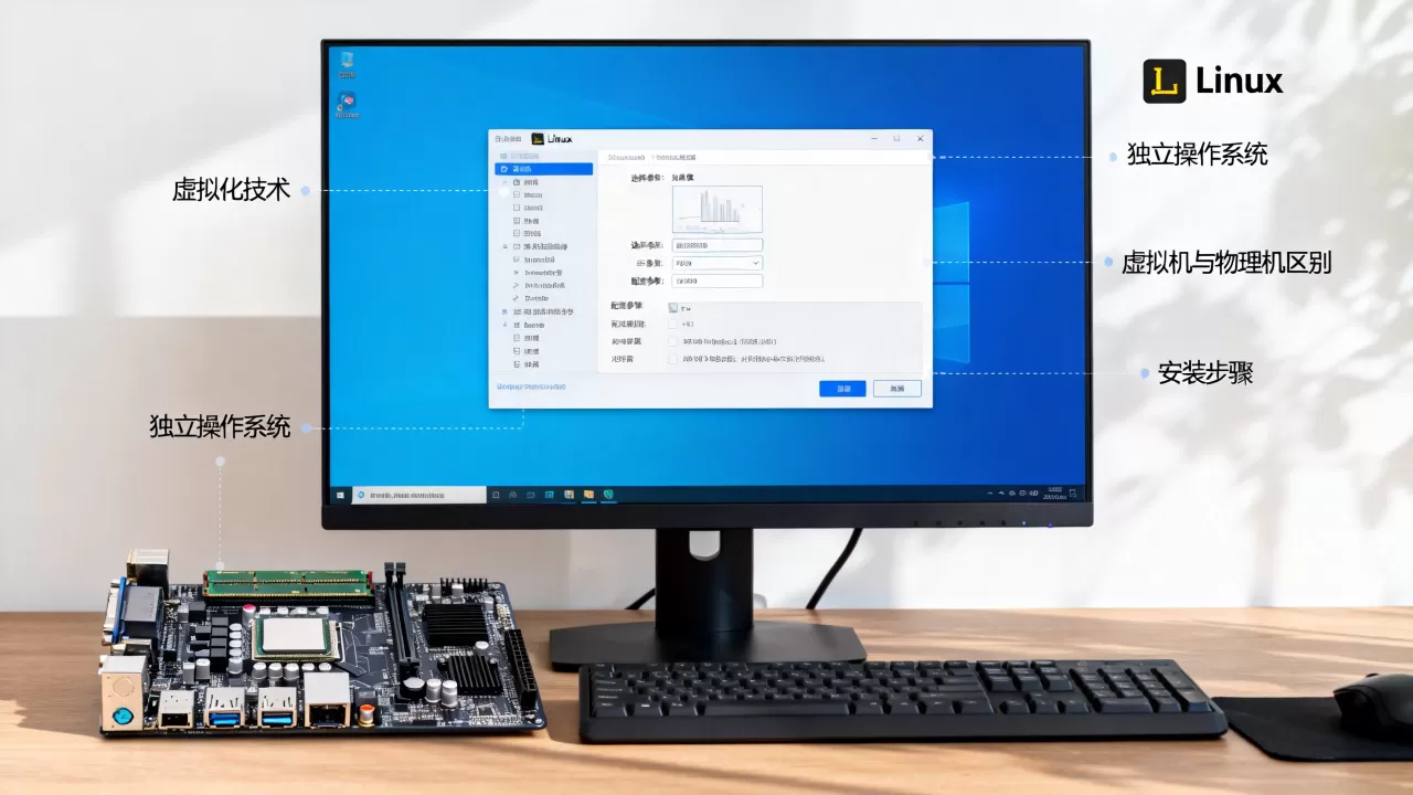 Linux虚拟机属于虚拟化技术还是独立操作系统?虚拟机与物理机区别,Linux虚拟机安装教程 Linux虚拟机属于虚拟化技术还是独立操作系统?虚拟机与物理机区别,Linux虚拟机安装教程