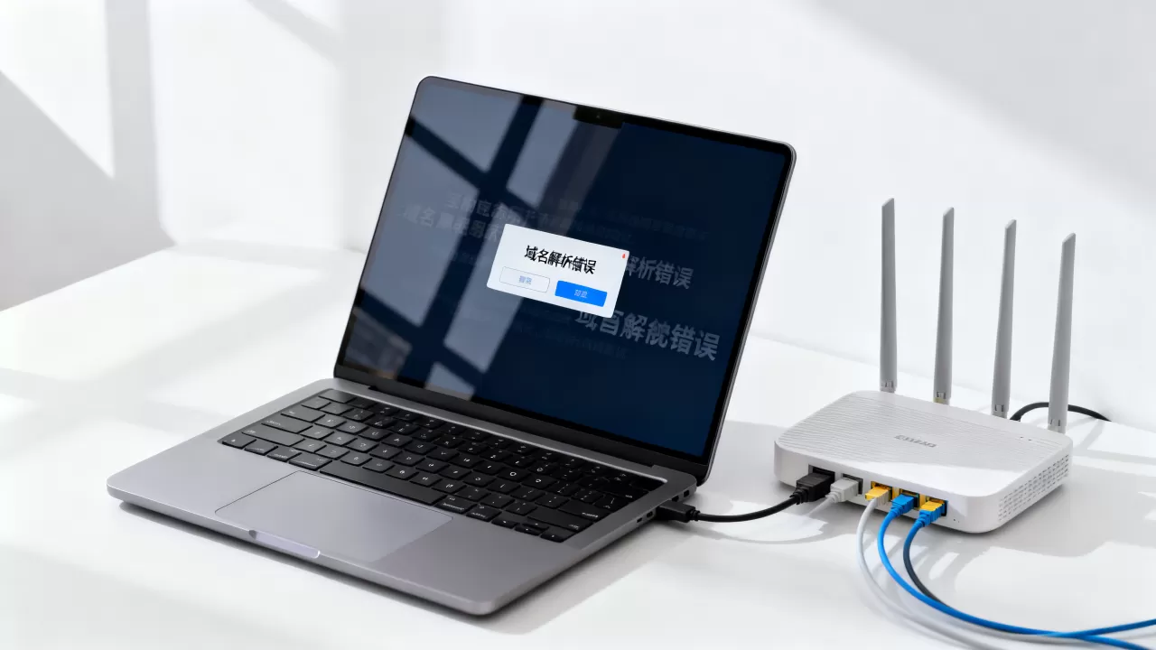 为什么我访问的网站总提示域名解析错误怎么办，域名解析错误怎么修复？