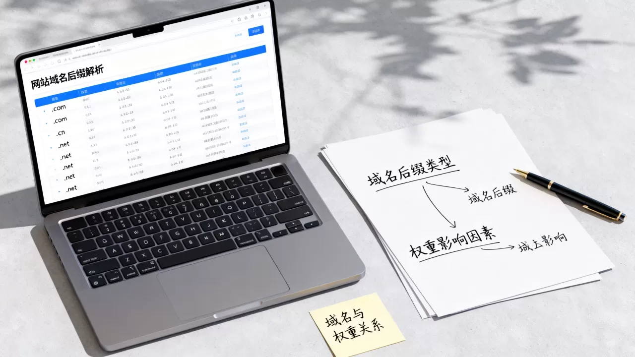 网站域名后缀到底是什么意思？域名后缀会影响网站权重吗？