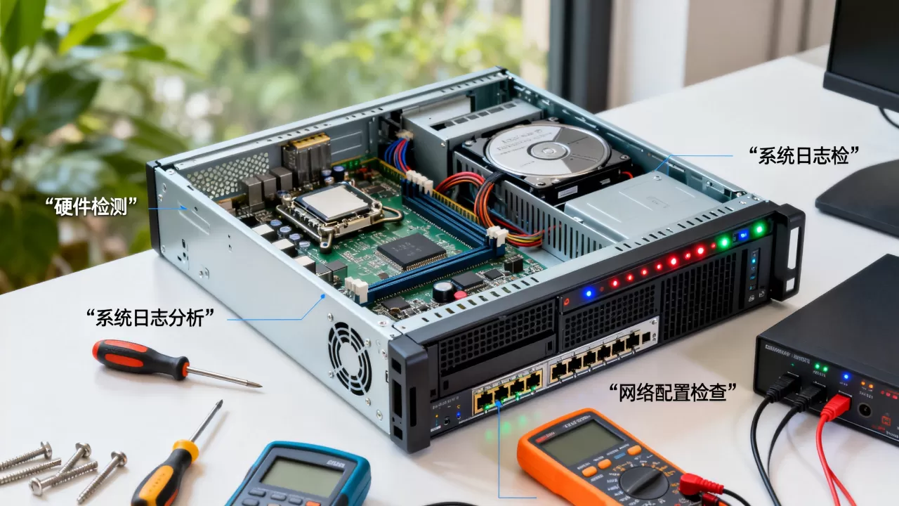 服务器联网10分钟就死机,是硬件故障还是系统配置?,怎么排查 服务器联网10分钟就死机,是硬件故障还是系统配置?,怎么排查