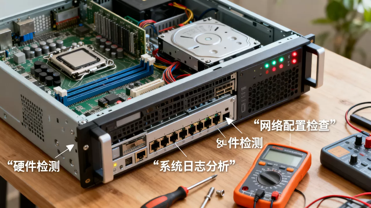 服务器联网10分钟就死机,是硬件故障还是系统配置?,怎么排查 服务器联网10分钟就死机,是硬件故障还是系统配置?,怎么排查