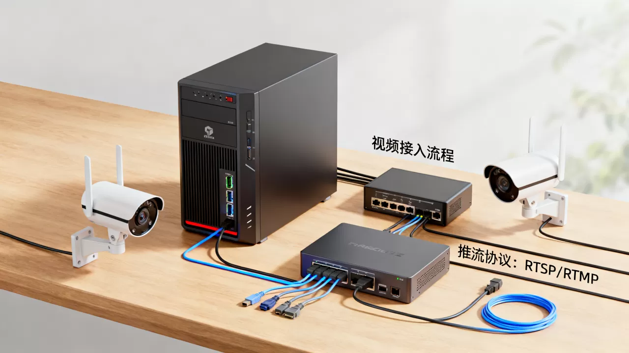 服务器如何接收并处理外来监控视频流？视频接入与推流协议有哪些