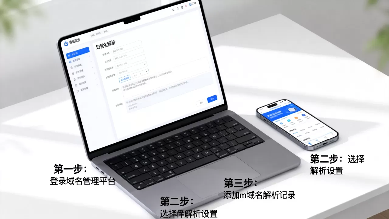 域名前加m如何正确解析到移动端？m域名解析设置步骤详解