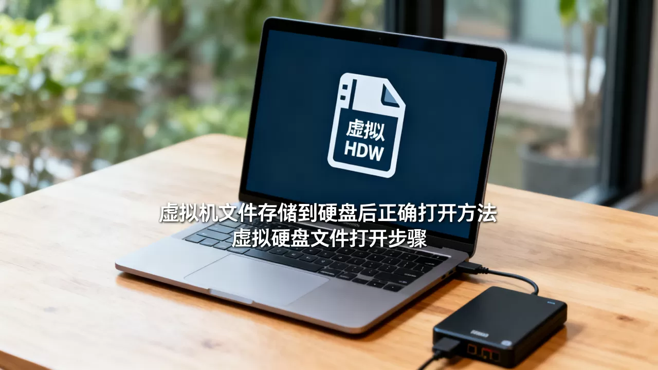 虚拟机文件存储到硬盘后，如何正确打开和运行？虚拟硬盘文件怎么打开