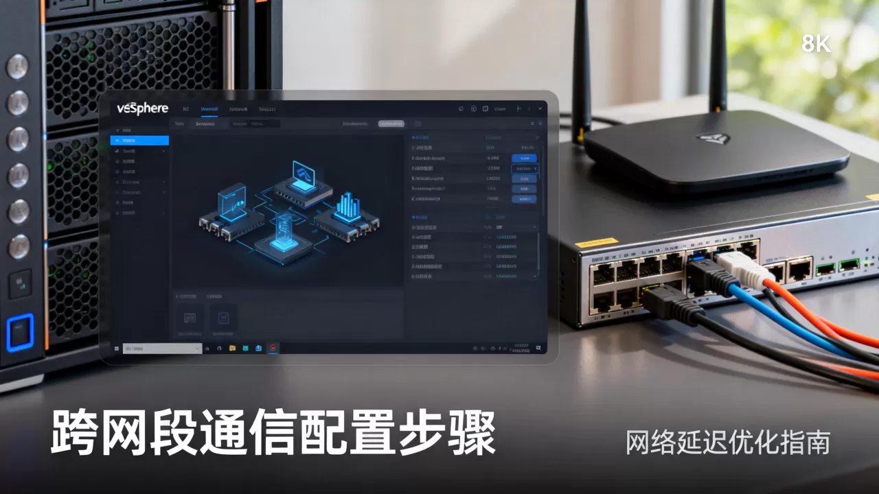 vSphere虚拟机互访慢?跨网段通信配置步骤详解,网络延迟优化指南 vSphere虚拟机互访慢?跨网段通信配置步骤详解,网络延迟优化指南