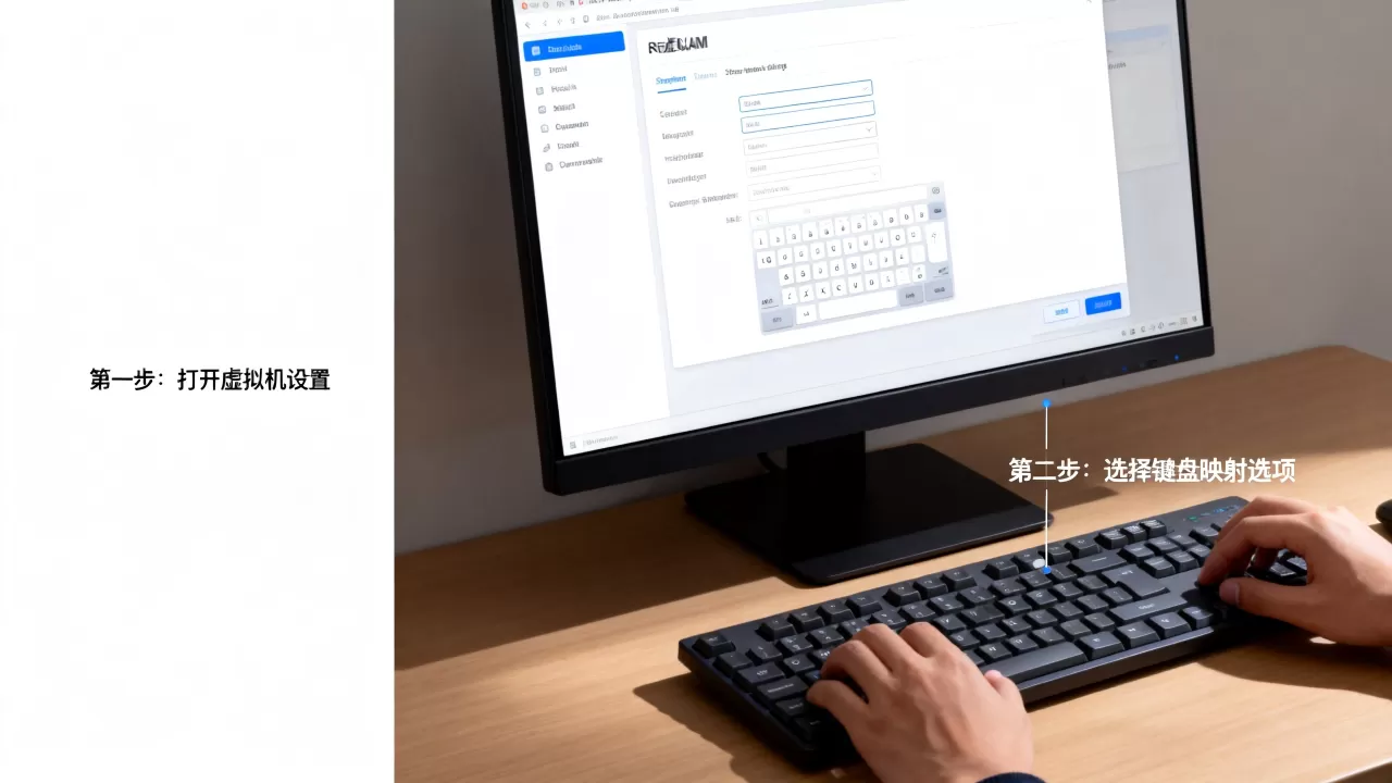 虚拟机改键位教程,如何设置自定义键盘快捷键?,虚拟机键盘映射怎么改? 虚拟机改键位教程,如何设置自定义键盘快捷键?,虚拟机键盘映射怎么改?